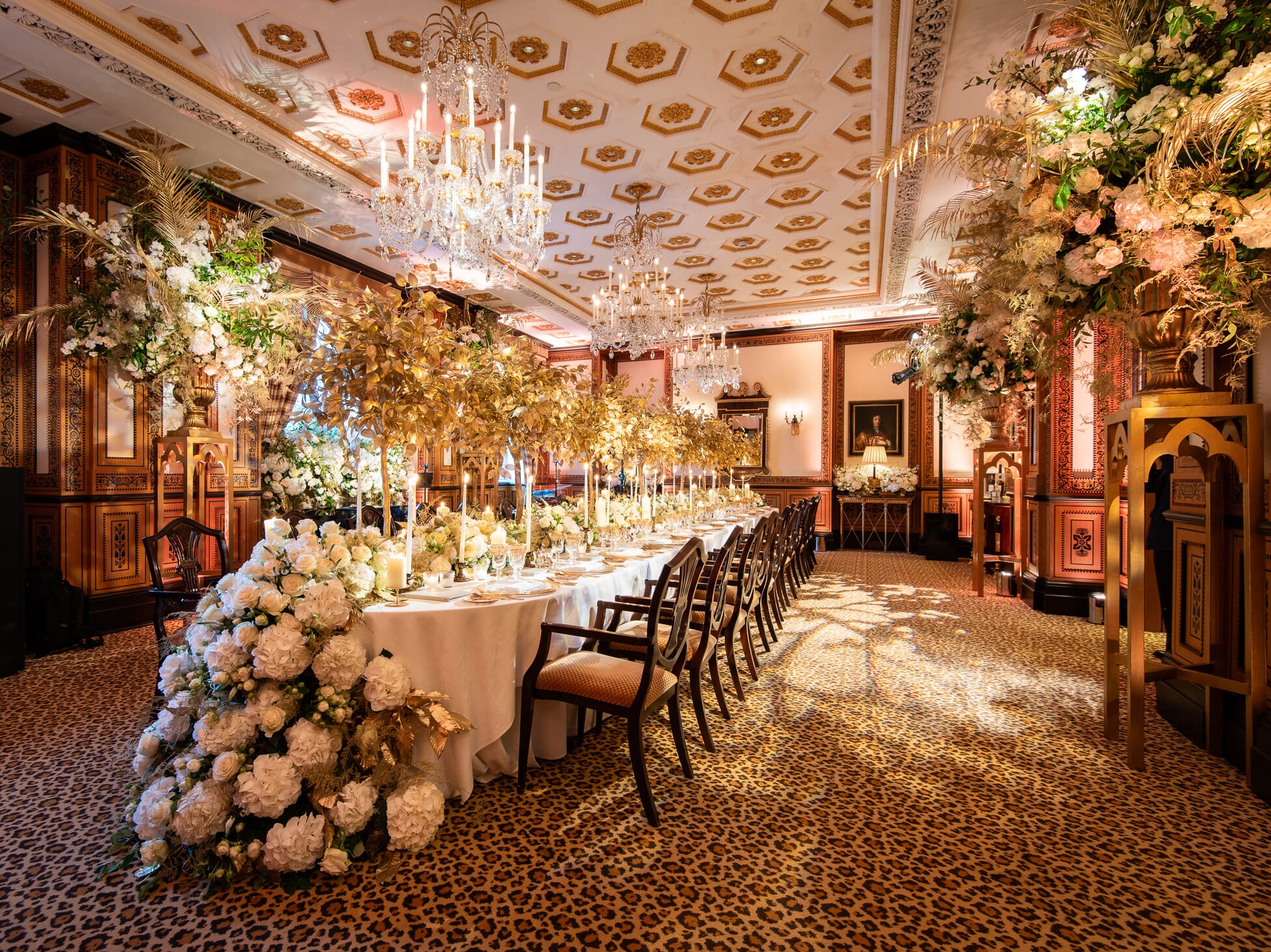 Use a top wedding planner in London for the chicest event design and styling