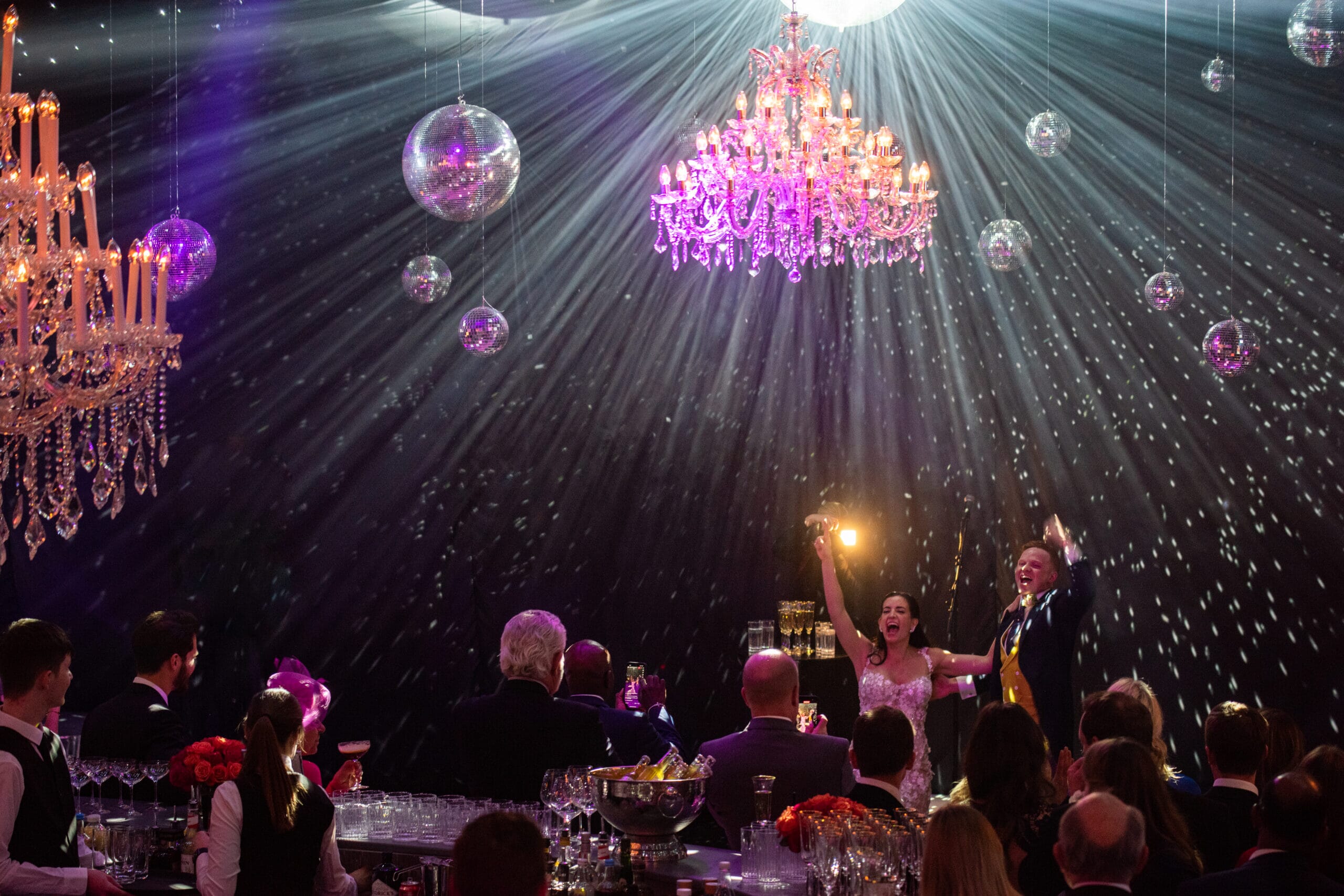 Magical moments for the bride and groom at their spectacular wedding in London