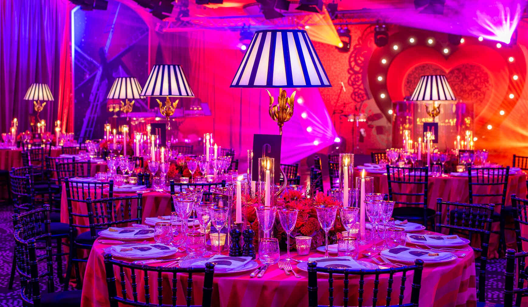 Moulin Rouge themed party in London