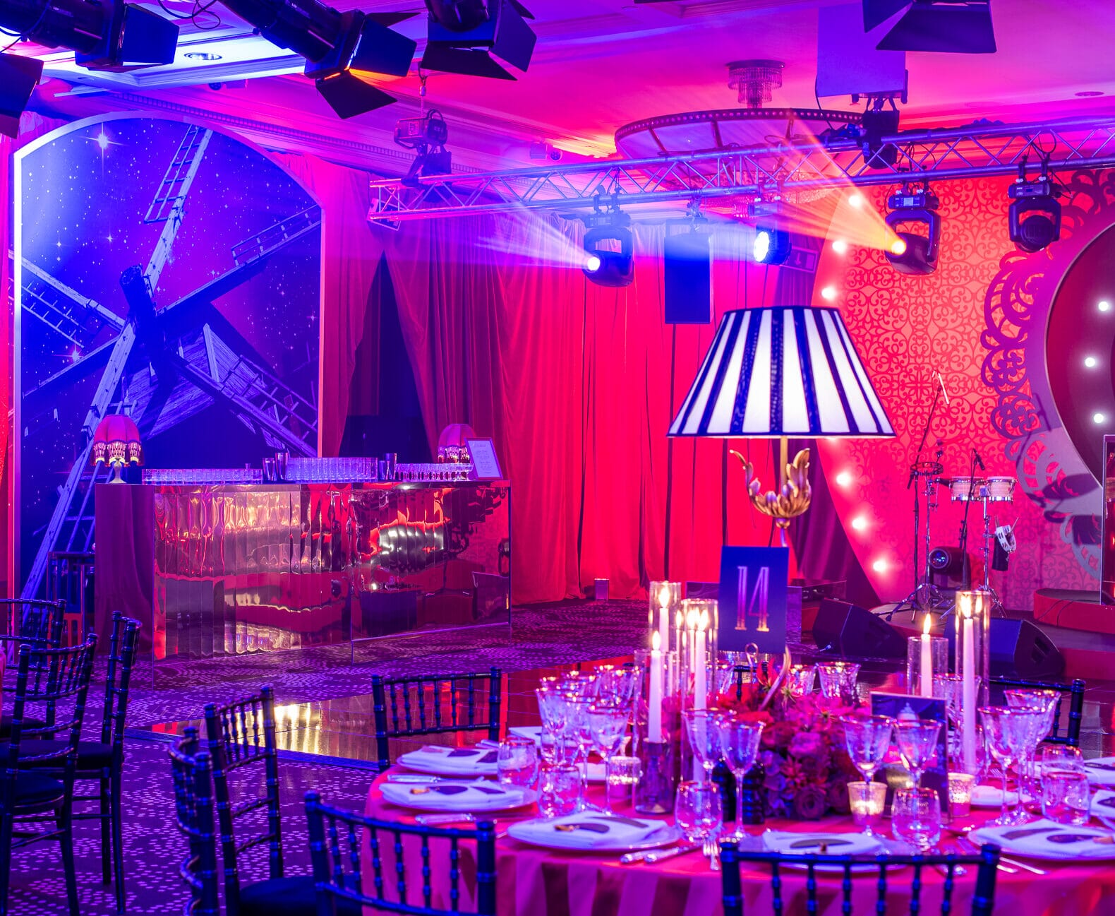 Moulin Rouge themed party in London