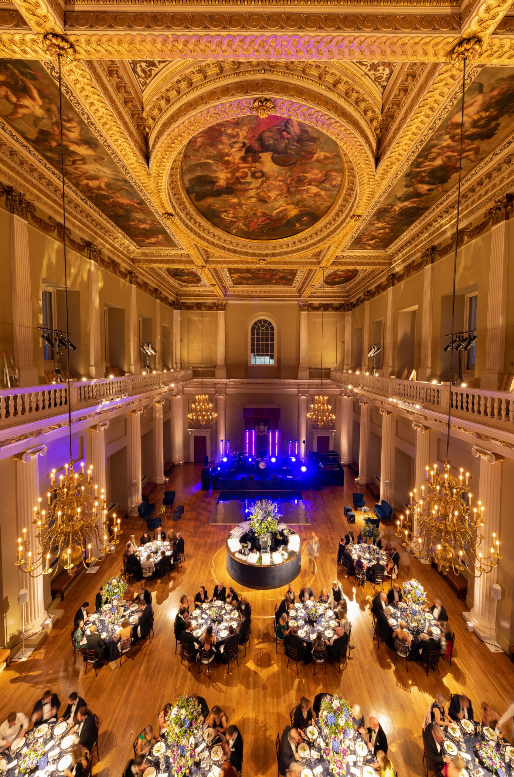 Corporate dinner at Banqueting House, London